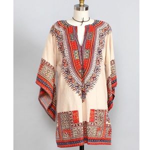 Vintage Cotton Angel Wing Tunic One Size
